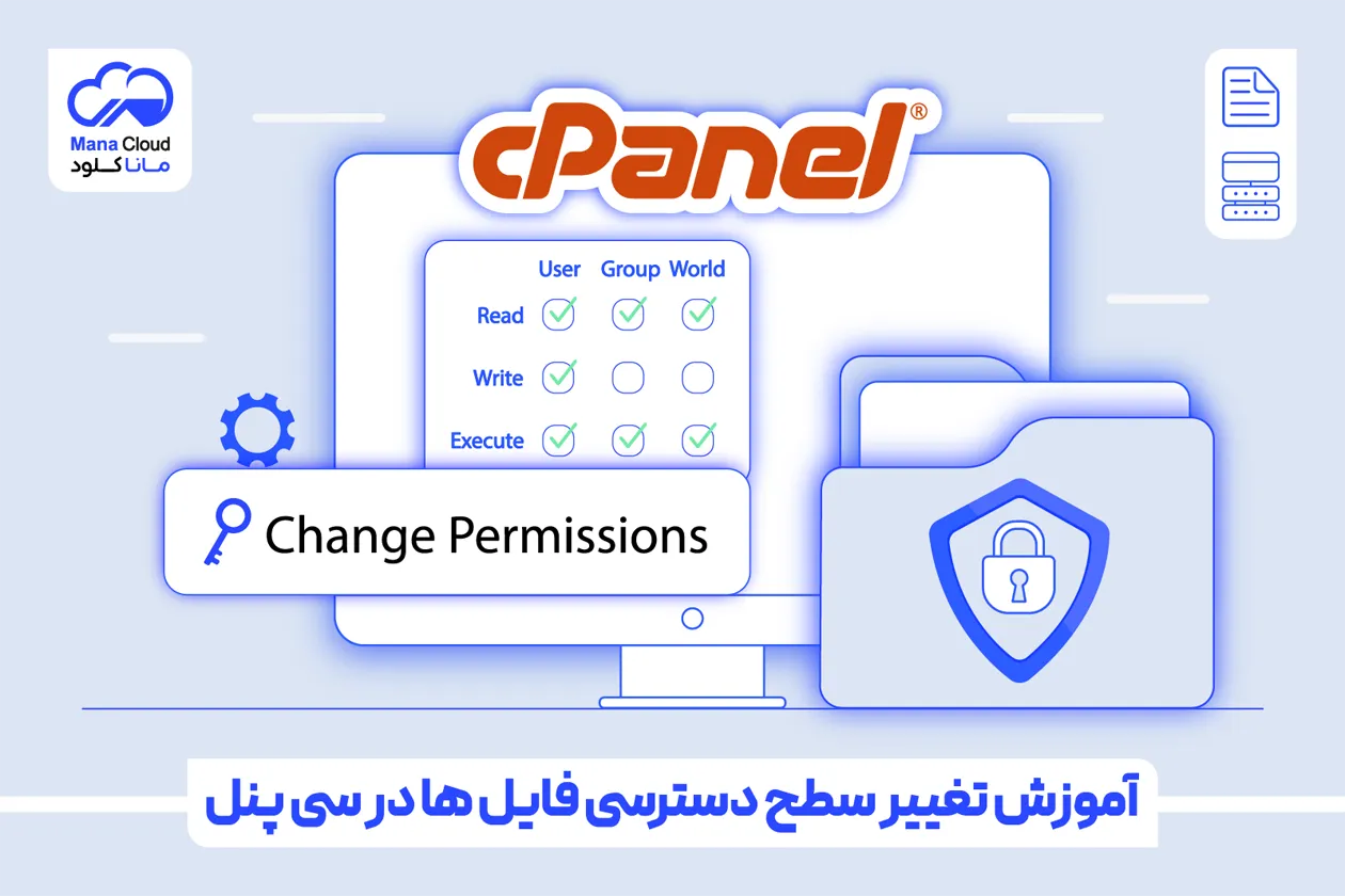 آموزش تغییر سطح دسترسی فایل ها در سی پنل
