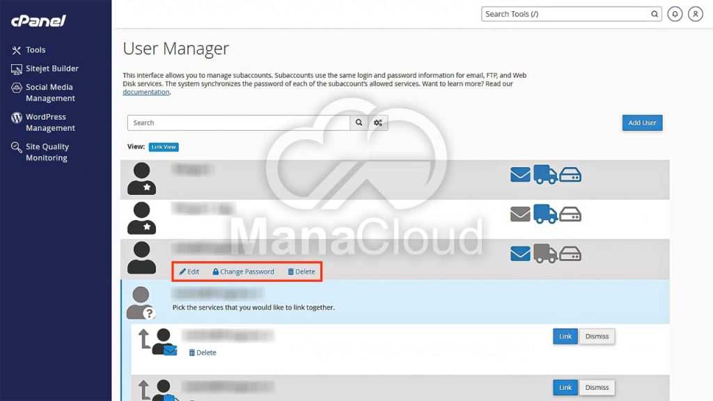 آموزش ویرایش کاربران در User Manager