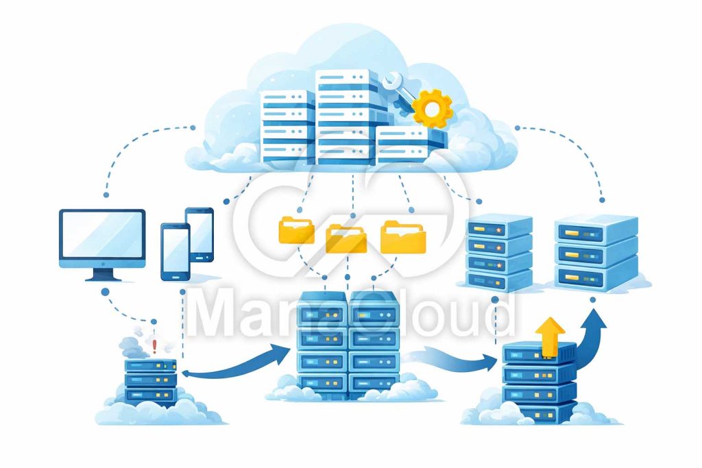 سرور ابری چگونه کار میکند؟