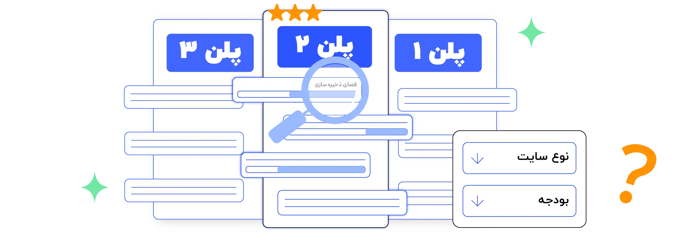 انتخاب پلن ها