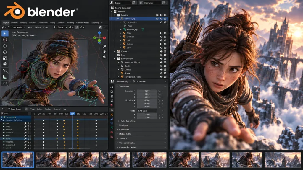 استفاده از GPU در ساخت انیمیشن